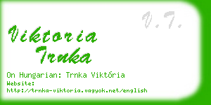 viktoria trnka business card