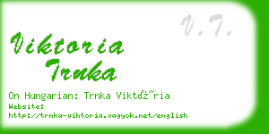 viktoria trnka business card